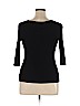 Assorted Brands Black 3/4 Sleeve Top Size XL - photo 2