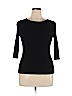 Assorted Brands Black 3/4 Sleeve Top Size XL - photo 1
