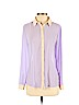 Forever 21 100% Polyester Purple Long Sleeve Blouse Size S - photo 1