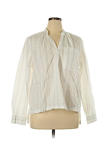 CALVIN KLEIN JEANS Long Sleeve Blouse (view 1)