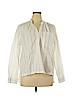 CALVIN KLEIN JEANS 100% Cotton White Long Sleeve Blouse Size XL - photo 1