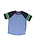 OshKosh B'gosh Blue Short Sleeve Henley Size 6 - photo 1