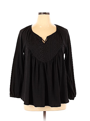 Faded Glory Long Sleeve Top (view 1)