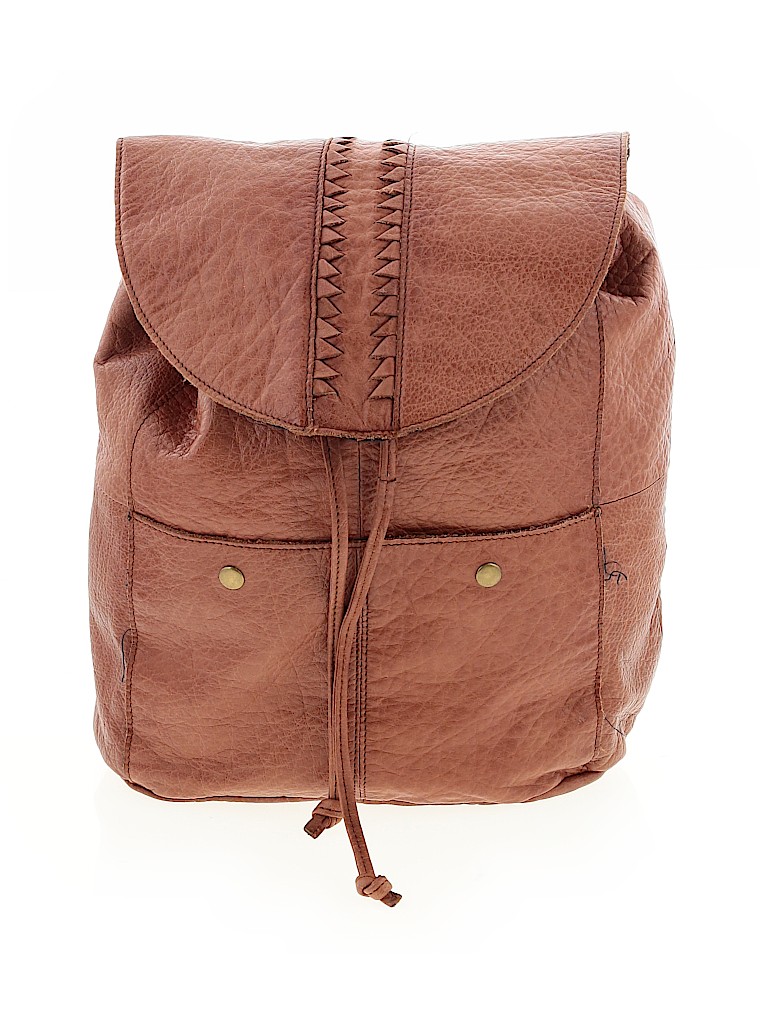 day and mood leather backpack