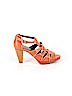 Kenneth Cole REACTION Orange Heels Size 5 1/2 - photo 1