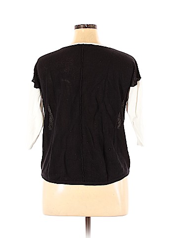 a.n.a. A New Approach 3/4 Sleeve Top (view 2)