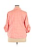 Cj Banks Pink 3/4 Sleeve Button-Down Shirt Size 2X - photo 2