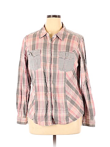 Style&Co Long Sleeve Button-Down Shirt (view 1)