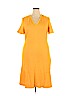 St. John Yellow Casual Dress Size 18 - photo 1