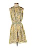 ADAM by Adam Lippes 100% Silk Yellow Casual Dress Size 6 - photo 1