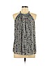 Diane von Furstenberg 100% Polyester Ivory Sleeveless Blouse Size L - photo 1