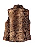 Gap Kids Solid Tan Faux Fur Vest Size 10 - 11 - photo 2