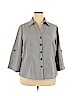 Cato Black Long Sleeve Button-Down Shirt Size 18 - 20 - photo 1