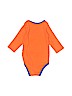 Nike 100% Cotton Orange Long Sleeve Onesie Size 6-9 mo - photo 2