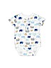 Carter's 100% Cotton White Short Sleeve Onesie 9-12 MO / 12 MO - photo 1