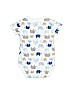 Carter's 100% Cotton White Short Sleeve Onesie 9-12 MO / 12 MO - photo 2