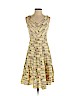 Lithe 100% Cotton Yellow Casual Dress Size 4 (petite) - photo 1