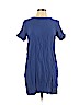 H&M 100% Viscose Blue Casual Dress Size 10 - photo 1