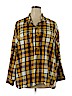 Old Navy 100% Cotton Yellow Long Sleeve Button-Down Shirt Size XXL - photo 1