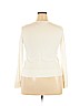 Ann Taylor LOFT 100% Cotton Ivory Cardigan Size XL - photo 2
