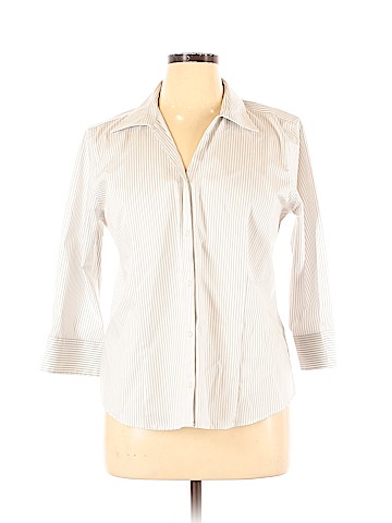 Eddie Bauer 3/4 Sleeve Button-Down Shirt (view 1)