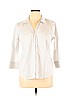 Eddie Bauer White 3/4 Sleeve Button-Down Shirt Size XL - photo 1