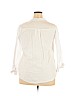 Unbranded 100% Cotton White Long Sleeve Henley Size 2X - photo 2