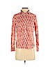 Talbots 100% Cotton Orange Long Sleeve Button-Down Shirt Size 4 (petite) - photo 1