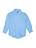 Assorted Brands 100% Cotton Blue Long Sleeve Button-Down Shirt Size 10 - 12 - photo 1