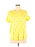 Old Navy 100% Cotton Yellow Short Sleeve T-Shirt Size XL - photo 1