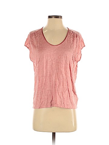 St. John Short Sleeve Silk Top (view 1)