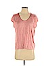 St. John 100% Silk Pink Short Sleeve Silk Top Size S - photo 1