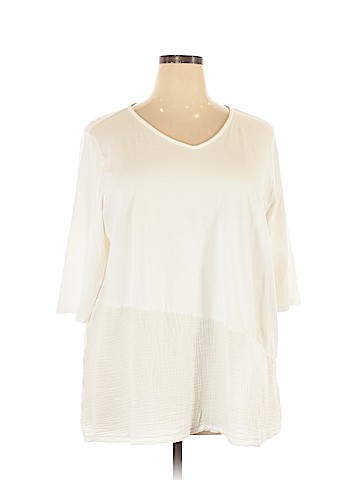 Purejill 3/4 Sleeve Top (view 1)