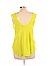 Lush 100% Polyester Yellow Sleeveless Blouse Size L - photo 2