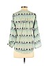 Aqua 100% Polyester Blue 3/4 Sleeve Blouse Size S - photo 2