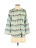 Aqua 100% Polyester Blue 3/4 Sleeve Blouse Size S - photo 1