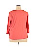 New Directions 100% Cotton Orange 3/4 Sleeve T-Shirt Size 2X - photo 2