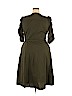 Who What Wear 100% Cotton Green Casual Dress Size XXL - photo 2
