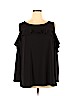 Boutique + Black Long Sleeve Blouse Size 1X - photo 1