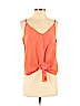 Rory Beca 100% Silk Orange Sleeveless Silk Top Size S - photo 1