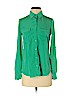 Nike 100% Polyester Green Long Sleeve Blouse Size XS - photo 1