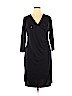 Talbots 100% Polyester Black Casual Dress Size XL - photo 1