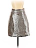 H&M 100% Polyester Brown Casual Skirt Size 2 - photo 1