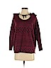 Luna Chix 100% Polyester Burgundy Pullover Sweater Size S - photo 1