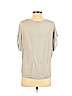 Club Monaco 100% Modal Gray Short Sleeve Blouse Size S (petite) - photo 2
