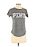 Victoria's Secret Pink Gray Short Sleeve T-Shirt Size XS - photo 1