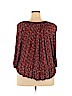 Faded Glory Burgundy Long Sleeve Top Size 20 - photo 2