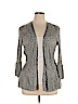 Roz & Ali 100% Acrylic Tan Cardigan Size XL (petite) - photo 1
