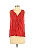 Lucky Brand Red Sleeveless Blouse Size S - photo 1