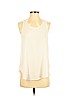 Lush 100% Polyester Ivory Sleeveless Blouse Size S - photo 1